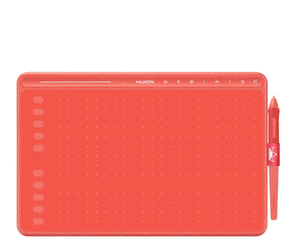 Tablet graficzny Huion HS611 Red 6934026042221